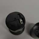 SAITAMA Electric Herb Grinder - Compact & Powerful, USB-C Rechargeable, Stainless Steel Blades, Clear Chamber for Precise Grinding, Fast & Even Grind (Black)