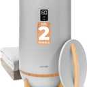 SereneLife Towel Warmer, with Customized Fragrance for Spa and Bathroom, Luxury Towel Heater Gifts for Him & Her, Auto Shut off, Fits 2 large Towels, Blankets, Bathrobes, PJ's (Grey)