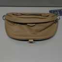 Eslcorri Crossbody Bags for Women - Fashion Sling Purse Shoulder Bag Fanny Pack Leather Causal Chest Bum Bag Cross Body Purse (050 Apricot)