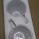 27OZ Extra Large Ceramic Coffee Mug, Jumbo Coffee Mugs, Big Tea Cups with a Large Handle for Office and Home set of 2 (White)