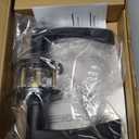 Amazon Basics Victorian Easy Installation Passage Door Lever, Matte Black, 1-Pack