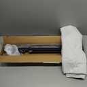 Black White Backdrop Screen with Stand Kit 5x6.5ft for Photo Video Studio, 2-in-1 Revisible Black Backdrop White Screen with T-Shaped Photography Background Support Stand and 5 Clamps