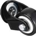 GXYY uoboeuq 1.5 Inch Swivel Caster Wheels PU 360 Degree Threaded Stem Caster Wheel M8 x 25mm, 330lb Total Load Capacity, Pack of 4