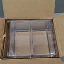 STORi Chloe Space-Saving Clear Drawer Organizer (4 Tall Drawers) Sort Office, Kitchen, Beauty Supplies, Makeup, Pens, Jewelry, Stationary, Made in USA