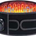 Heating Pad for Back, Cordless Lower Back Massager with Heat, Electric Heating Pad Wrap for Period Cramps Lower Back Neck Shoulders, 3 Heating Levels & 3 Massage Modes, Birthday Gifts for Women Men