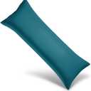 WishSmile Cooling Body Pillow Cover Pillowcase King Pillow Cases Set of 1, Hair and Skin Friendly, Teal, 20x54 inches