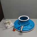 U.S. Pool Supply Professional Swimming Pool Leaf Terminator Vacuum - 15" Pool Cleaner Body, 8 Pressure Jets, 4 Rotating Wheels, 3 Perimeter Brushes, 2 Debris Bags - Below or Above-Ground Sucker Eater