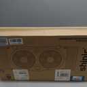 shinic 2026 9 Inch Twin Window Fan Quiet, Reversible Airflow, 3 Speeds, Adjustable Width 23.5"-37", ETL Certified for Bathroom/Kitchen