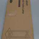 EDISHINE Modern LED Table Lamp, 750LM Stepless Dimmable Bedside Lamp, 3 Color Temperature, Switch Control Nightstand Lamp for Living Room Bedroom, Dual-Frame Rectangle, Angle Adjustable (Silver)