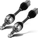 Pair (2) Front CV Axle Shaft Assembly for 4WD Only
