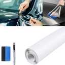 Clear Paint Protection Bulk Vinyl PPF Car Wrap Film Self- Healing TPU Film Motor Bicycle Frame Protective Film (Transparent, 20" x 120")