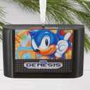 2 x Hallmark Sonic The Hedgehog Game Cartridge Christmas Ornament