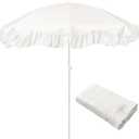 Boho Beach Umbrella Blanket Set, 6.5Ft UPF50+