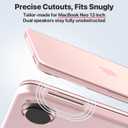 Soonjet for MacBook Neo Case 13 inch 2026 | 100% Match Official Color | No.1 Seamless Fit | Pink Mac Laptop Cover Protective Hard Shell | Matte Accessories A3404 | Blush Clear