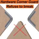 Acocony 11x17 Clipboard with Hardware Corner Guard Vertical Extra Large Clipboard Hardboard with 8 Inch Jumbo Lever Clip 11 x 17 Clipping Board Log Color 1 Pack