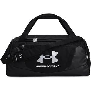 Under Armour Unisex-Adult Undeniable 5.0 Duffle, Black (001)/Metallic Silver, Medium