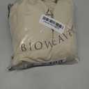 Bioweaves 100% Organic Washed Cotton Percale Weave Pillow Cases Standard Size GOTS Certified Queen Pillow Covers, Envelope Closure  Set of 2, F Dew