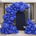 Arch Covers,Arch Backdrop Stand Fitted Cover for Wedding Birthday Party Ceremony Banquet Decoration(7.2FT,Dark Blue,Cover Only)