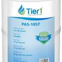 Tier1 Replacement for Hayward Pool Filter Cartridge C500 | Compatible with CX500RE, Pleatco PA50, Unicel C-7656 | 19-5/8" x 7" | Trilobal Fabric | Washable High Flow Pool Cartridge