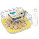 Incubator for Hatching Eggs-12 Egg Capacity, 2026 Newly Upraded Auto Humidification, Temperature & Humidity Control, 360° Viewing for Chicken,Ideal for Farm,School and Lab