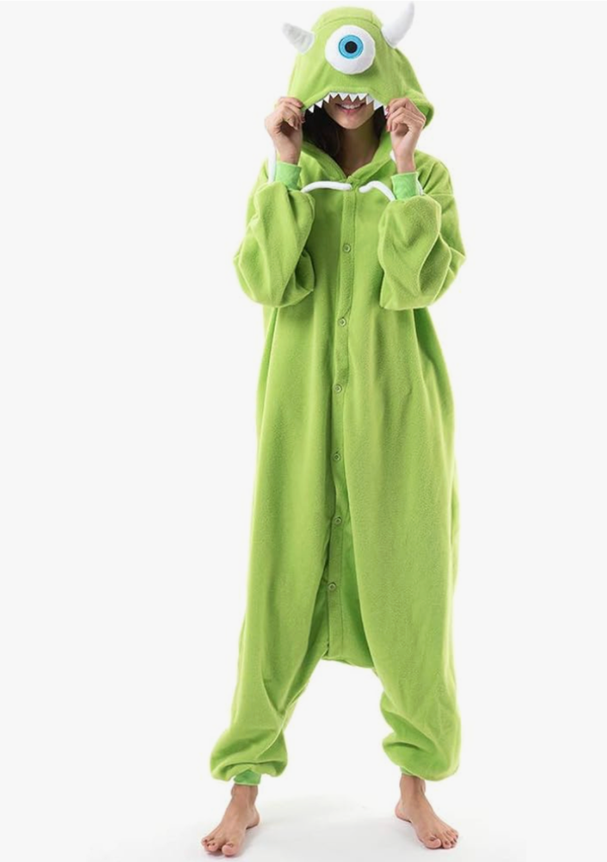 Beauty Shine Unisex Adult Onesie One Piece Pajamas Cosplay Cartoon Costume Halloween Christmas Sleepwear Jumpsuit Homewear L