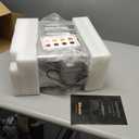 4 Slice Toaster Touch Screen, Stainless Steel Toasters Digital Timer, Dual Control Panel Toasters, 8 Shade Settings 6 Bread Types for Bagel, Cancel, Defrost 1650W