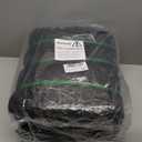 ColourTree 6' x 50' Black Fence Privacy Screen Windscreen Cover Fabric Shade Tarp Netting Mesh Cloth - Commercial Grade 170 GSM - Cable Zip Ties Included - We Make Custom Size