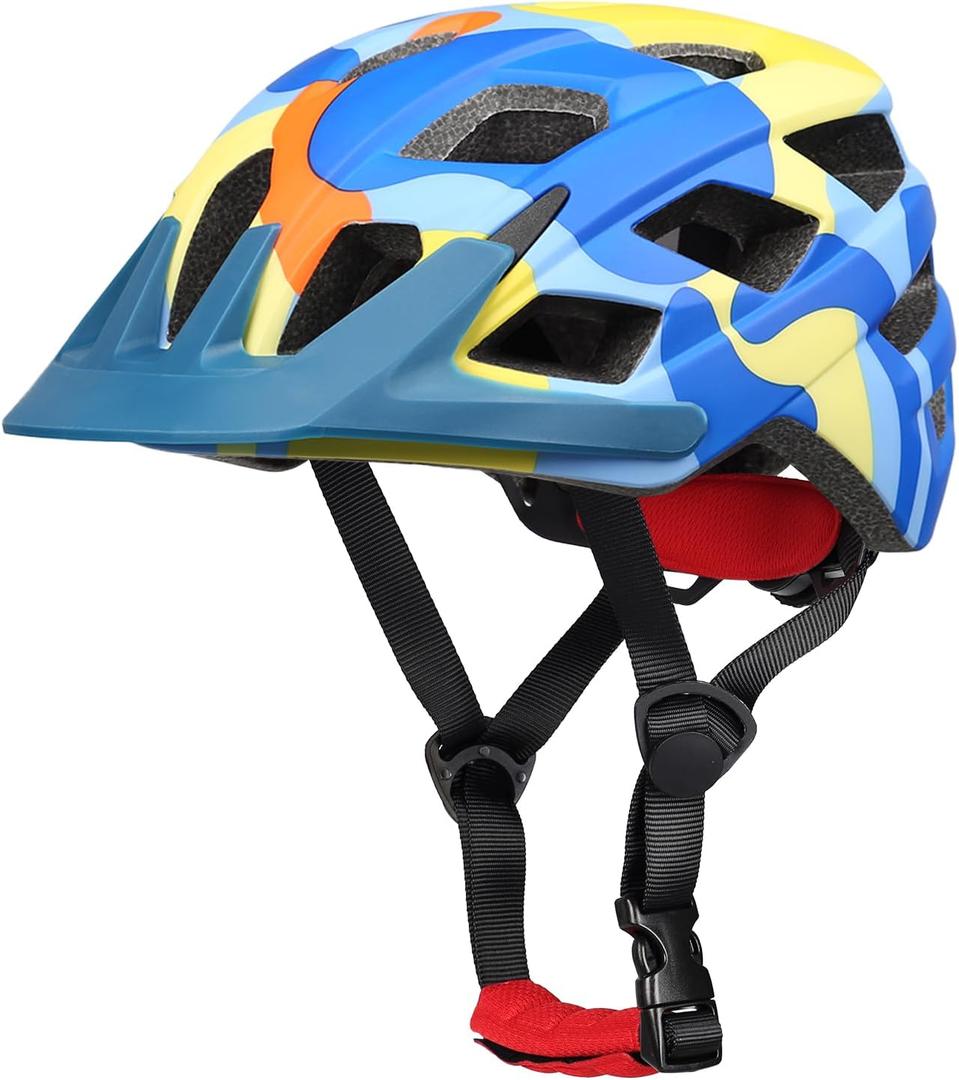 Atphfety Kids Toddler Bike Helmet, Adjustable Children Boys Girls Helmet for 3-5-8 Years, Multi-Sport & Ventilation for Bicycle Scooter Skate, Size S
