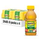 Mott's 100% Original Apple Juice, 8 Fl Oz Bottles, 24 Count (4 Packs Of 6), 2 Servings Of Fruit, 100% Fruit Juice, Gluten-free, Caffeine-free, Kosher, Contains No Artificial Colors Or Sweeteners, Best By: MAR 18 2026