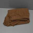 Acelitt Women's Trendy Casual Linen Pants Lightweight Drawstring Elastic Waist Summer Trendy Ankle Cropped Pants Trousers Khaki XXL