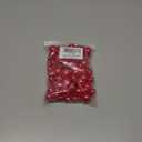 150Pcs Red Polished No Hole Faux Pearl Beads for Vase Filling Decorations, Plastic Pearls Vase Fillers, Table Scatters, Wedding Centerpiece, Home Decor, 8/14/20 mm