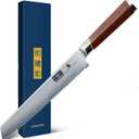 HOSHANHO Bread Knife 8 inch, Professional Japanese High Carbon Stainless Steel Serrated Bread Knife, Razor Sharp Bread Knife for Homemade Bread, Sourdough, Bagels, Cake