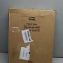 Bemis 1500EC 162 Wood Toilet Seat with Easy Clean & Change Hinges, Elongated, Silver