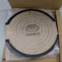 Silicone Bread Sling for Dutch Oven, Non-Stick & Easy to Clean Bread Baking Mat Set, 2 Pcs Reusable Bread Sling with Long Handle to Transfer Sourdough (Black, 2PCS Round)