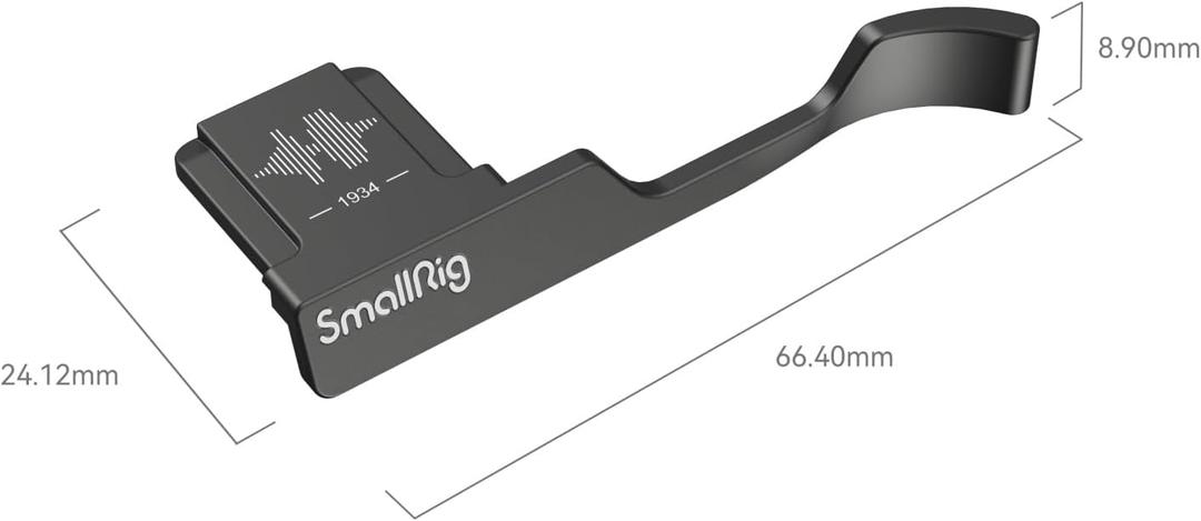 SmallRig Thumb Grip with Hot Shoe Cover for FUJIFILM X100VI / X100V (Black) - 4559
