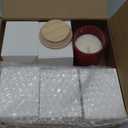 Yuntau 6 Pack Christmas Scented Jar Candles for Home Kitchen Scented Natural Soy Wax, Christmas Candle Gifts Set for Women Men Fragrance of Xmas Tree Spice Cookies