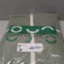 JELLYMONI Cotton Duvet Cover Queen Size - Green Comforter Cover with Button 100% Washed Cotton 3PCS Breathable Soft Solid Bedding Set Duvet Cover 9090in & 2 Pillowcases (NO Comforter)