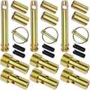 GELASKA 3 Pack TK95029 Quick Hitch Adapter Bushing Kit and S07070200 Cat 1 Top Link Pin and S07090100 Lynch Pin with Ring for Category I 3-Point Hitch Tractors