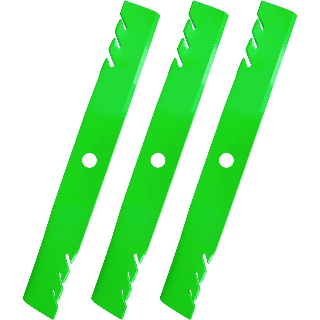 TCU15881 M163983 396-730 John Deere 60 Inch G6 Gator Mulching Mower Blades 6 Pcs
