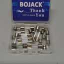 BOJACK 5x20mm 15A 15amp 250V 0.2x0.78 Inch F15AL250V Fast-Blow Glass Fuses (Pack of 20)