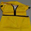 Dog Raincoat Waterproof Reflective Slicker - Lightweight Breathable Hooded Poncho Rain Coat Jacket with Adjustable Belly Strap and Leash Hole for Small Medium Large Dogs (Medium, Yellow)