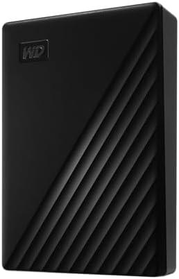 WD 6TB My Passport, Portable External Hard Drive, Black, Backup Software with Defense Against ransomware, and Password Protection, USB 3.1/USB 3.0 Compatible - WDBR9S0060BBK-WESN