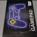 Gamer Neon Sign, Gamepad Shaped LED Neon Sign for Gamer Room Decor, Gaming Neon Sign for Boys Room Decor, Neon Gaming Sign for Gaming Wall Decor, USB Powered Gamer Gifts for Teens, Boys, Kids