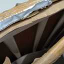 41'' Extra Tall Baby Gate for Large Dogs Pets Indoor No Jumping Over, 30-40.9'' Wide Heavy Duty Puppy Gate for Doorways, Pressure Mounted Metal Gate for Child Toddler No Tools Needed(White)