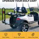 Universal Golf Cart Rear Seat Safety Grab Bar Compatible with Yamaha Club Car EZGO, Heavy Duty Golf Cart Back Seat Grab Bar Safety Hand Rail for Rear Seat Passenger