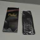 Pefei Tweezers Set - Professional Stainless Steel Tweezers for Eyebrows - Great Precision for Facial Hair, Splinter and Ingrown Hair Removal (Black)