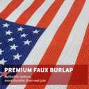 Mexico and Ameri-ca Frendship Garden Flag 12X18 Inch Mexican Burlap Flag for Garden Yard Room Outdoor Decor