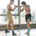 socks n socks-Mens 5pair Luxury Colorful Cotton Fun Novelty Dress Socks Gift Box (Boo)