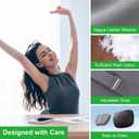 Car Headrest and Lumbar Support Pillow Set,1 Piece, Neck & Back Support for Driver/Passenger Seat, Comfortable & Breathable, Relieves Neck & Back Pain, Ideal for Long Drives (B/Grey)