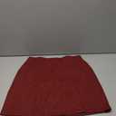 winkbay Women's Houndstooth High Waisted Mini Skirt Elegant Business Casual Skirts Red Large